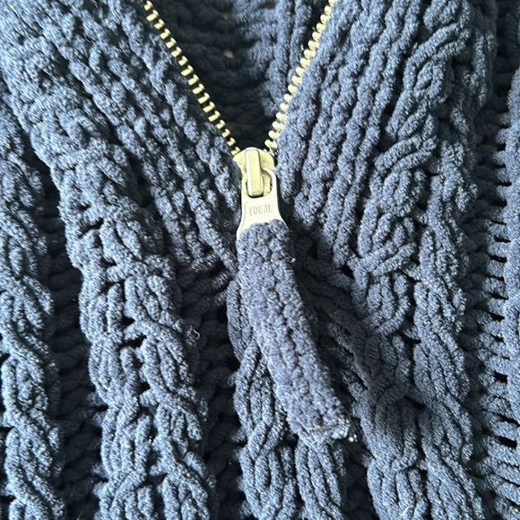 Navy blue quarter zip sweater - American Eagle - size xxs - Picture 3 of 5